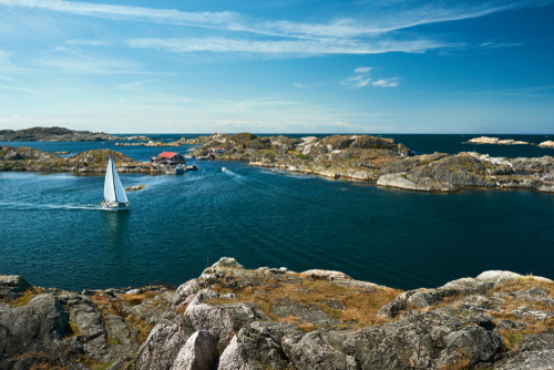 Boat in Gothenburg Archipelago